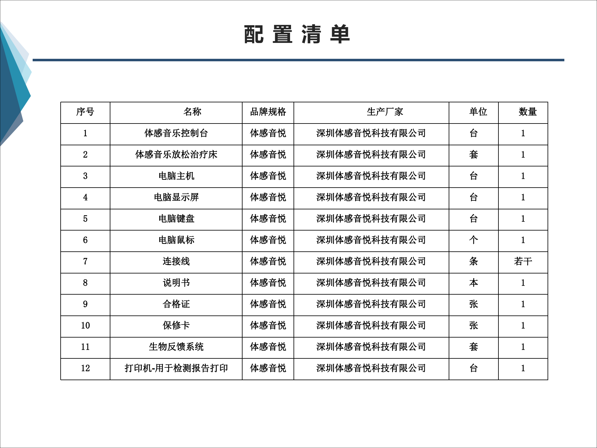 醫療版體感音波放松椅系統